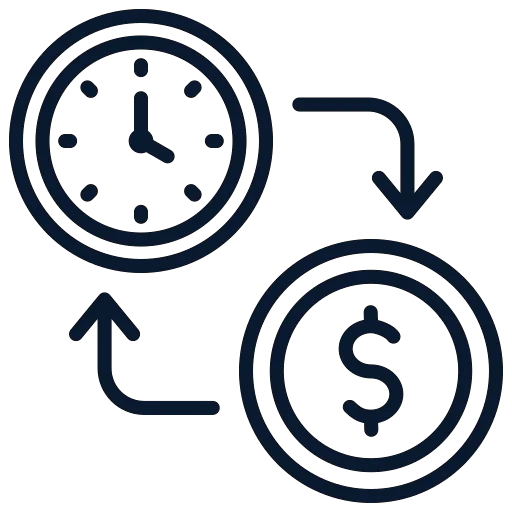 money is time icon
