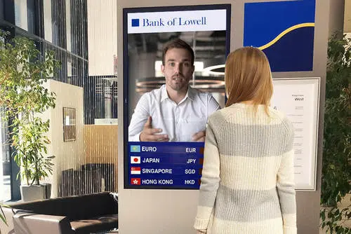 live agent kiosk for customer service