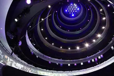 matrex center spiral video wall