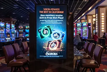 casino digital signage