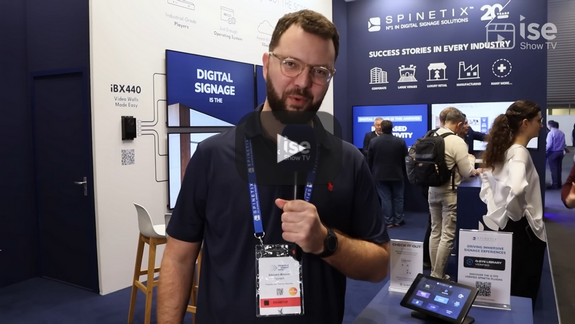 q-sys with spinetix digital signage