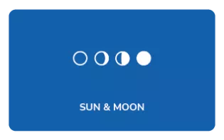 elementi sun and moon widgets