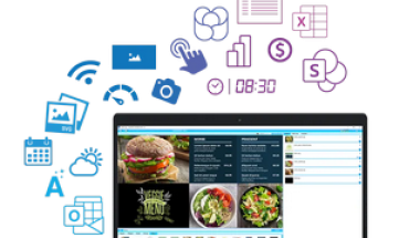 spinetix elementi digital signage software